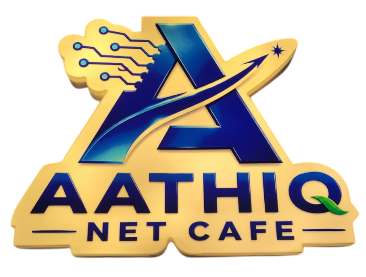 Aathiq Net Cafe Logo